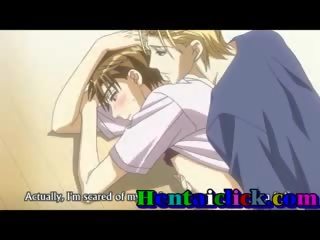 Langsing anime gay panas masturbated dan seks tindakan